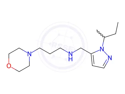 Chemical structure of (1-sec-butyl-1H-pyrazol-5-yl)methyl](3-morpholin-4-ylpropyl)amine