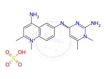Chemical structure of Quinapyramine sulphate