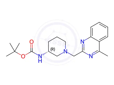 Chemical structure of Linagliptin Impurity C