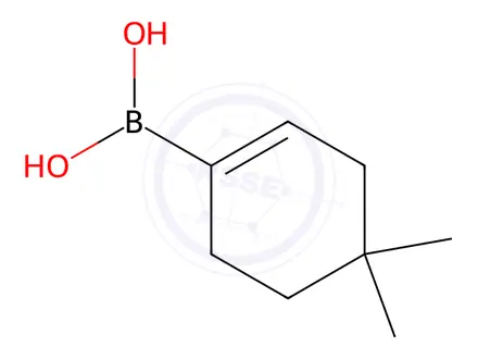 Chemical structure of (4,4-Dimethylcyclohex-1-en-1-yl)boronic acid