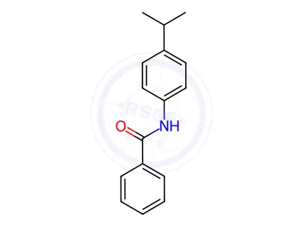 Chemical structure of N-(4-isopropylphenyl)benzamide