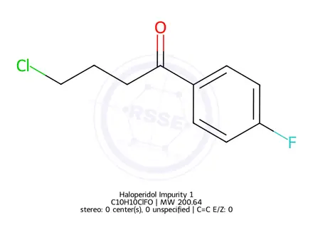 Chemical structure of Haloperidol Impurity 1