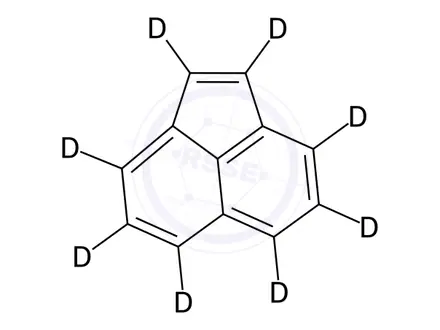 Chemical structure of Acenaphthylene-[D8] in methanol