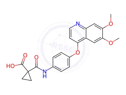 Chemical structure of Cabozantinib impurity F