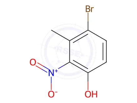 Chemical structure of 4-Bromo-3-Methyl-2-nitrophenol