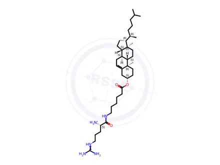 Chemical structure of Cho-Arg (trifluoroacetate salt)