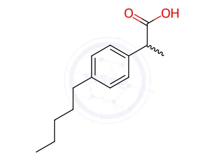 Chemical structure of Ibuprofen Impurity 125