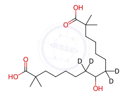 Chemical structure of Bempedoic Acid D4