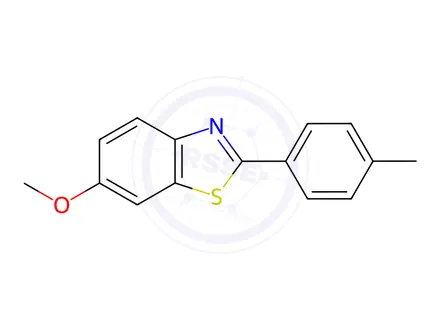 Chemical structure of 6-Methoxy-2-(p-tolyl)benzo[d]thiazole