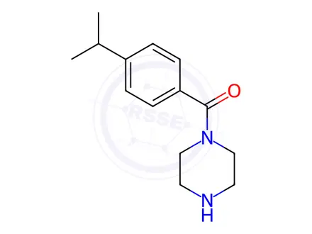 Chemical structure of 1-(4-Isopropyl-benzoyl)piperazine