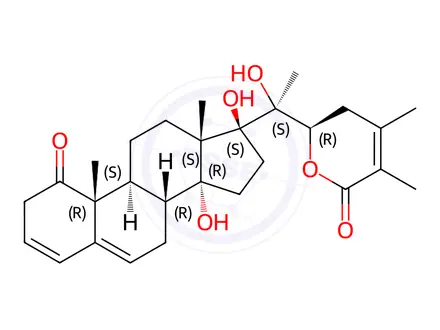 Chemical structure of Withanolide F