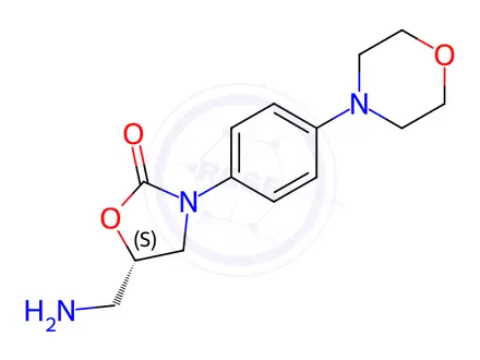 Chemical structure of Linezolid Impurity 81