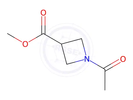 Chemical structure of Methyl 1-Acetyl-3-azetidinecarboxylate