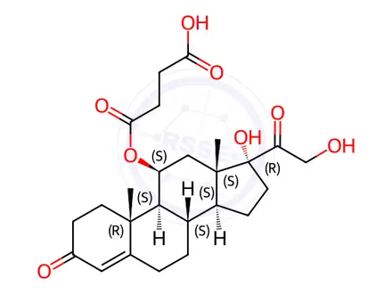 Chemical structure of Hydrocortisone Impurity 69