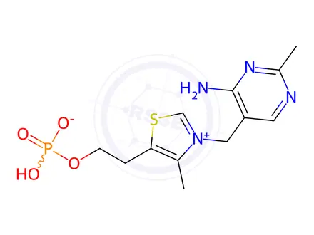 Chemical structure of Thiamine Nitrate Impurity 11 Monomer (Thiamine Phosphate Monomer)
