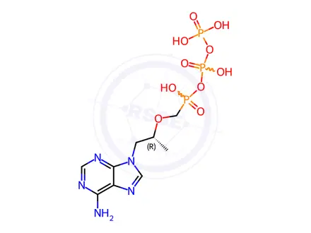 Chemical structure of Tenofovir Diphosphate
