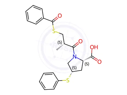 Chemical structure of Zofenopril