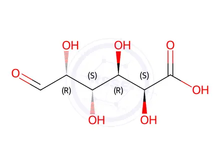 Chemical structure of Sodium Glucuronic Acid Impurity 68 (DL-Galacturonic Acid)