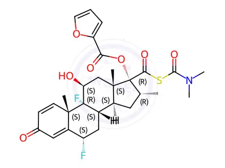 Chemical structure of Fluticasone Propionate Impurity 16
