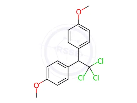 Chemical structure of Dimethyl phthalate with pentachlorophenol and 1,1'-(2,2,2-trichloroethylidene)bis(4-methoxybenzene)