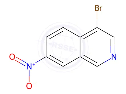 Chemical structure of 4-Bromo-7-nitroisoquinoline