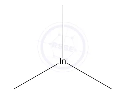 Chemical structure of Trimethylindium