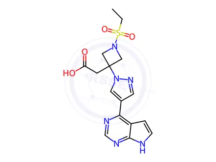 Chemical structure of Baricitinib Impurity 4
