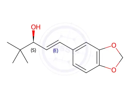 Chemical structure of (S)-Stiripentol