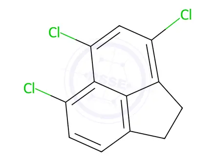 Chemical structure of 3,5,6-Trichloroacenaphthene