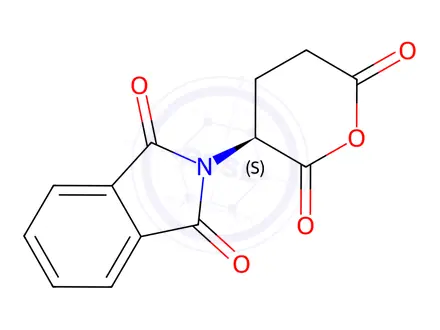 Chemical structure of N-Phthaloyl-L-glutamic Anhydride