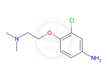 Chemical structure of N-[2-(4-Amino-2-chlorophenoxy)ethyl]-N,N-dimethylamine Dihydrochloride