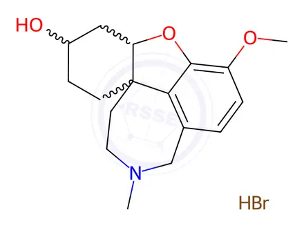 Chemical structure of Lycoramine hydrobromide
