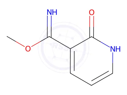 Chemical structure of Methyl 2-oxo-1,2-dihydropyridine-3-carboximidoate Dihydrochloride
