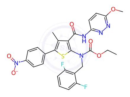Chemical structure of Relugolix Impurity 102