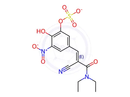 Chemical structure of Entacapone-3'-sulfate SodiuM Salt