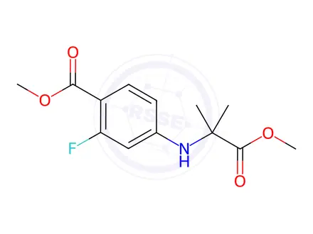 Chemical structure of Enzalutamide Impurity E