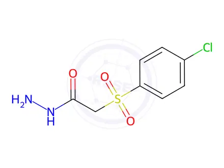 Chemical structure of (4-CHLOROBENZENESULFONYL)ACETIC ACID HYDRAZIDE
