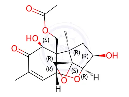 Chemical structure of 15-Acetyl Deoxynivalenol