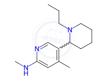 Chemical structure of N,4-dimethyl-5-(1-propylpiperidin-2-yl)pyridin-2-amine