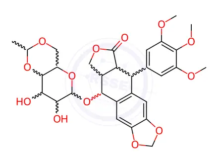 Chemical structure of Etoposide Impurity I