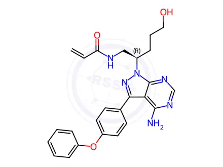 Chemical structure of Ibrutinib Impurity 45