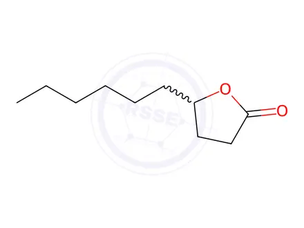 Chemical structure of Gamma-Decanolactone