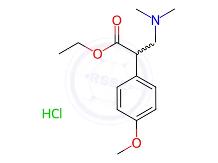 Chemical structure of Venlafaxine EP Impurity B HCl