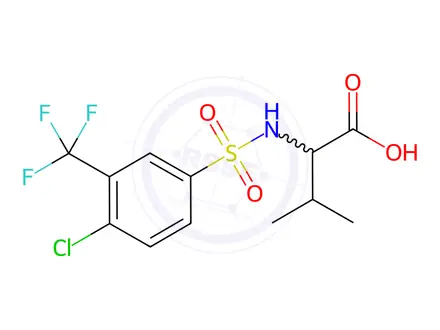 Chemical structure of Valine Impurity 109