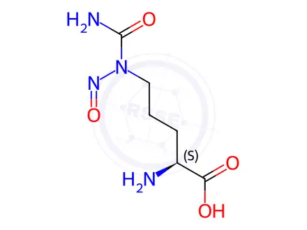 Chemical structure of N5-Carbamoyl-N5-nitroso-L-ornithine