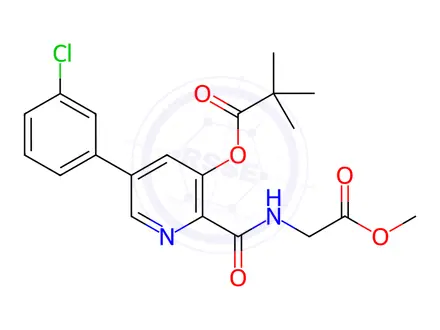 Chemical structure of Vadadustat Impurity 5