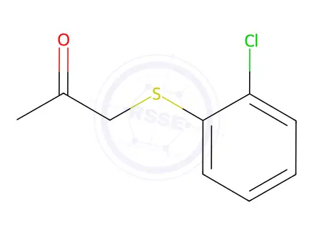 Chemical structure of 1-(2-Chlorophenyl)sulfanylpropan-2-one