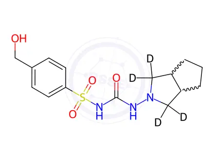 Chemical structure of Hydroxy Gliclazide-d4