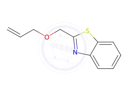 Chemical structure of Benzothiazole, 2-[(2-propenyloxy)methyl]-(9CI)