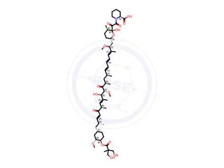 Chemical structure of Seco-temsirolimus